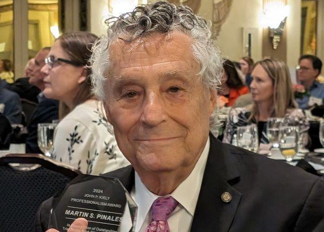Martin Pinales Awarded John P. Kiely Professionalism Award
